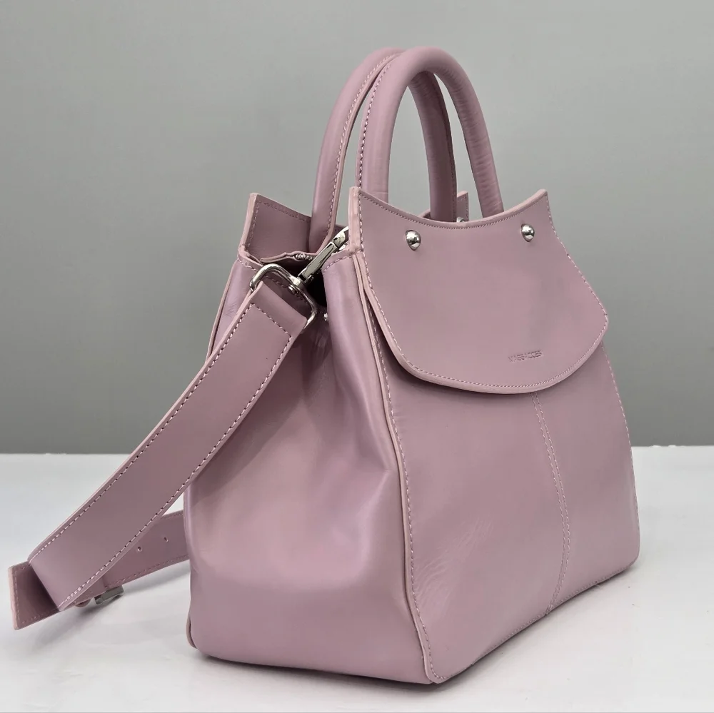 MARCO MASSACCESI LITTLE CHARLOTTE SATCHEL BAG - PINK